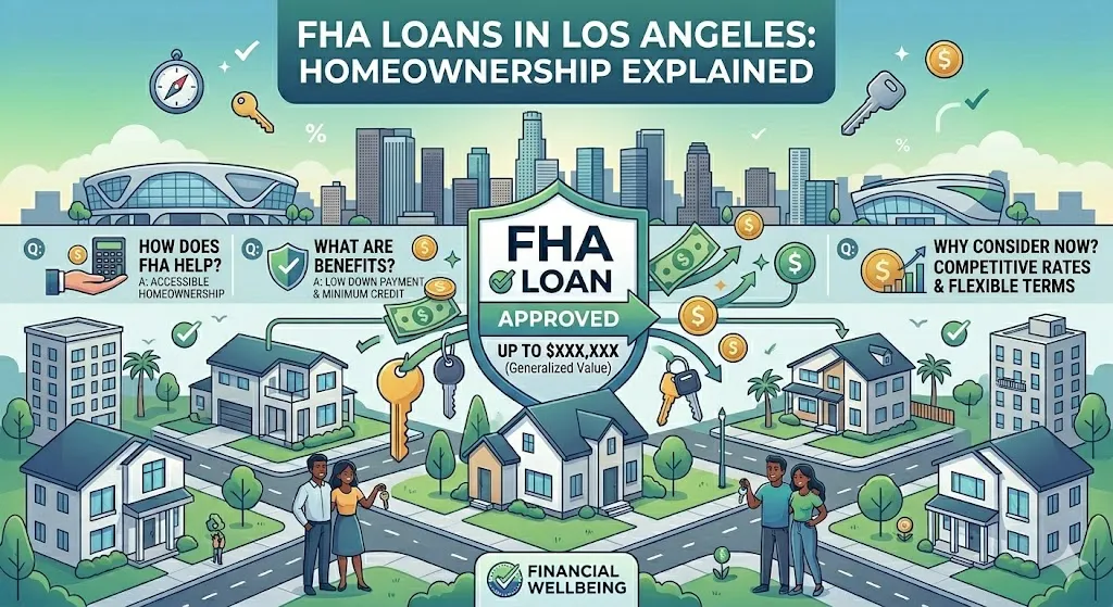 Are FHA loans good for first-time buyers in Los Angeles? Yes — with 3.5% down and higher loan limits in this high-cost market, they help many qualify despite expensive homes.