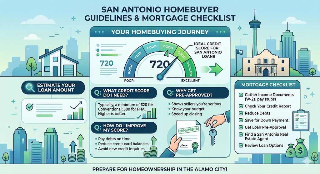 What credit score do you need to buy a house in San Antonio? See loan options, local buyer examples, and realistic credit ranges.