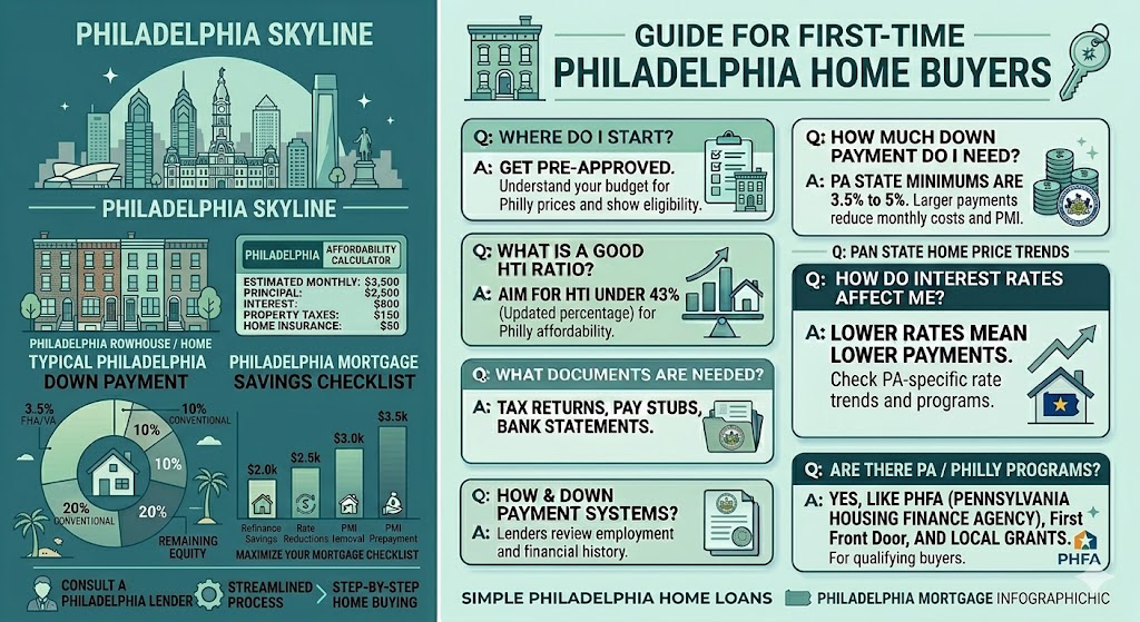 How much down payment do you need in Philadelphia? See FHA, conventional, and buyer examples before you buy.