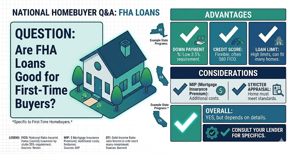 Are FHA loans good for first-time buyers in San Jose? Yes—3.5% down, flexible credit. See rates, limits & costs for 2026.